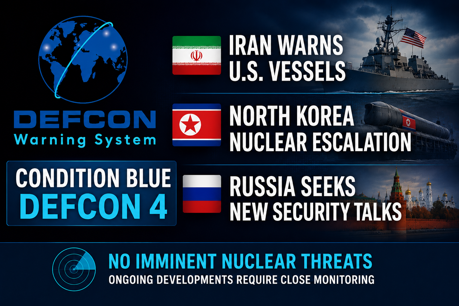 Nuclear Threat Update 5/11/26 - The DEFCON Warning System Shop